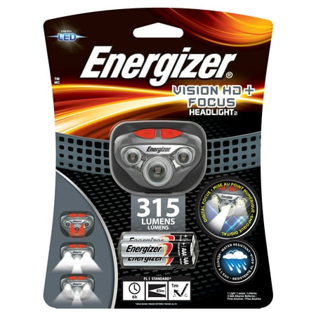 Energizer Vision Headlamp HD+ Focus LED, 315 (Best Headlamp For The Money)