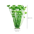 thumbnail image 3 of DPOWERFUL Plastic Fish Tank Plants, Artificial Tall Aquarium Plants for Fish Tank Decor, 15.7 inches(Green), 3 of 8