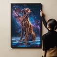 thumbnail image 6 of Rhodesian Ridgeback Dog Wall Art, Dog with Space Starry Night : Pet Puppy Posters for Bedroom 8"x12" Funny Bathroom Wall Art Decor for dog lovers, 6 of 6