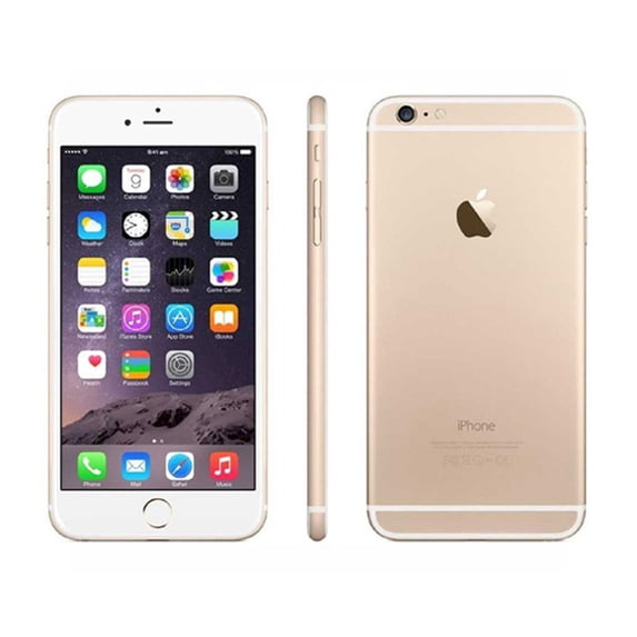 Restored Apple iPhone 6 Plus - Unlocked - 128GB Gold (Refurbished)