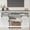 Antique White, variant on Mayincolor Farmhouse TV Stand, 34'' Tall Entertainment Center for TVs up to 65 Inches, Rustic Barn Door, Dark Grey