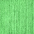 thumbnail image 1 of Ahgly Company Indoor Square Solid Emerald Green Modern Area Rugs, 7' Square, 1 of 4