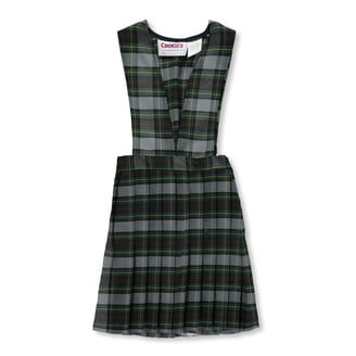 burgundy plaid uniform dress Plaid 54 Jumper – RC Uniforms main image 1