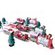 thumbnail image 3 of Conjunto de tren de Navidad, tren eléctrico, adorno de tren de Santa Claus Afortunado Sencillez, 3 of 4