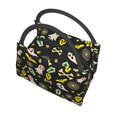 thumbnail image 5 of Vsdgher cartoon Skull spider web Print Insulated Reusable Bags with Sturdy Zipper and Handles, Foldable Totes for Hot or Cold Food Bring or Delivery, 5 of 8