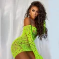 thumbnail image 3 of Lencería erótica Sexy de rejilla para mujer, Body de talla grande, ropa sexual, sujetador abierto transparente, medias para el cuerpo sin entrepierna, ropa interior, 3 of 5