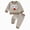 H01-Coffee, variant on TOWED22 Toddler Baby Boy Fall Clothes Printed Long Sleeve Pullover Sweatshirt Tops Joggers Pants Set Winter Outfits Size:18-24 M,Color:Brown