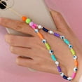 thumbnail image 2 of Phone Chain Hanging Beads Pendant Mobile Strap Lanyard Colorful Decoration Phone Cord Rope, 2 of 10