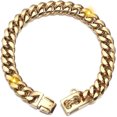 thumbnail image 4 of Cadena de Oro para Mascotas, Collar de Moda para Perros y Gatos para Mascotas pequeñas y Medianas, decoración de Moda (Dorado), 4 of 5