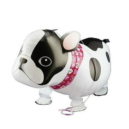 1Pcs Cute Cartoon Animal Pet Walking Foil Balloons Wedding Birthday Party Decorations Supplies Kids Toys Walking bull dog YT-01