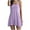 Purple, variant on ZyeKqe Nightdress for Women Built in Bra Sleep Shirts Sleeveless Spaghetti Strap Nightgowns Knee Length Night Shirts