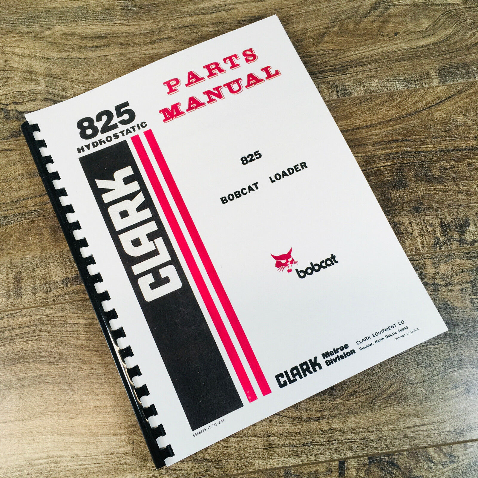 BOBCAT 825 SKID STEER LOADER PARTS MANUAL CATALOG BOOK ASSEMBLY