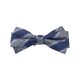 thumbnail image 1 of INSPIRE CHIC Corbatas de moño preatadas de doble capa con contraste de color para hombres, azul, 1 of 4