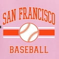 thumbnail image 6 of Wild Bobby City of San Francisco Baseball Fantasy Fan Sports Men's T-Shirt, Light Pink, Small, 6 of 6