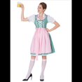 thumbnail image 2 of Disfraz de Oktoberfest Alemán para Mujer, Estilo Dirndl, para Adultos, para de Cerveza Tradicional, Disfraz de Sirvienta. Verde XXL, 2 of 7