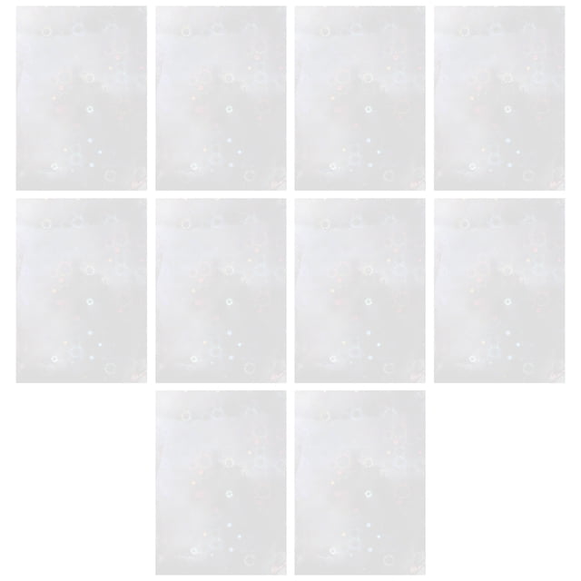 SHISUYAN MultiColored Photo Sealer Film for Protection Use Plastic Material Provides Clarity and Durability 10 Sheets