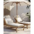 thumbnail image 5 of Pack of 2 Outdoor Lumbar Pillow Covers 12x20 Inch, Beige Striped Waterproof Throw Pillow Covers Set, Modern Farmhouse Beige White Stripes Indoor&Outdoor Decorative Cushion Cases for Patio Porch Car, 5 of 7