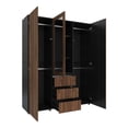 thumbnail image 3 of ARMARIO COVALT 160CM cafe, 3 of 14
