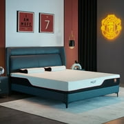 MLILY Manchester United Theatre 12 inch Memory Foam Mattress, Twin Size Mattress in a Box, Medium Plush, Tencel Fabric