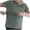 Army Green, variant on Gyujnb Classic Crew Neck Maternity Nursing T-Shirt Front Patch Pocket Mama Print Horizontal Split Seam Side Hidden Zipper Feeding Opening Smooth Light Stretch Top,S