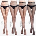 thumbnail image 1 of Calcetines de rejilla Jk calcetines de malla de seda negra pantalones huecos Europa y Estados Unidos sexy caliente delgado largo, 1 of 5