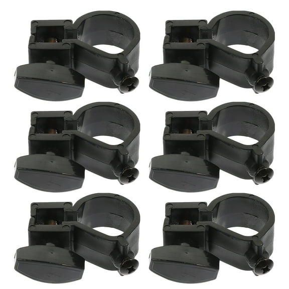 PBPBOX 6pcs Easel Tray Clips for Artists Black Portable Support for Outdoor Painting and Studio Use