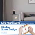 thumbnail image 3 of 2-Gang Screwless Pioneer Floral Decorative Wall Plates,Size 2-Gang 4.7"W x 4.7"H,Unbreakable Thermoplastic Faceplate Cover for Kitchen Living Room Bedroom Decorator Receptacle Outlet Switch, 3 of 7