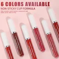 thumbnail image 5 of Lápiz labial líquido mate Esmalte de labios de terciopelo sexy resistente al agua Lápiz labial hidratante de larga duración, 5 of 5