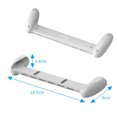 thumbnail image 4 of Empuñadura Bsvklp JYS-NS217 para consola juegos Switch OLED con almacenamiento tarjetas blanco, 4 of 9