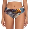 thumbnail image 1 of Fotbe Bald Eagle Pilot Calzones Estampados para Mujer – Ropa Interior de Algodón, Cómoda, Suave y Elástica-Small, 1 of 6