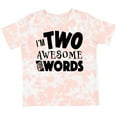 thumbnail image 3 of Inktastic I'm Two Awesome for Words 2nd Birthday Boys or Girls Toddler T-Shirt, 3 of 5