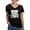 Black, variant on CafePress - Back To School T Shirt Stylish & Motivational De Women's V Neck T Shirt - Women's V-Neck Dark T-Shirt