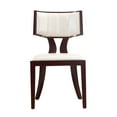thumbnail image 3 of Manhattan Comfort Pulitze 18.1" Faux Leather Dining Chair in White (Set of 2), 3 of 6