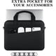 thumbnail image 2 of Funda protectora para portátil de 15 pulgadas, funda para maletín, funda para portátil compatible con MacBook Pro 15 16, HP ASUS Dell Lenovo Ace, color negro, 2 of 5