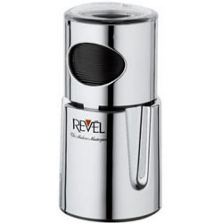 Revel CCM101CH Chrome Wet and Dry Coffee Mill Bean Grinder 110 Volt For