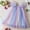 Purple, variant on Turilly Girls Dress Up Clothes Girl's Summer New Sleeveless Ruffled Lace Round-Neck Embroidery Mesh Princess Bow Skirt