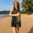 thumbnail image 3 of Pofeuu Casino Cards 1 Print Women's Sleeveless Dress, Loose Fit Summer Dress, Casual Tank Dress for Women, 3 of 7