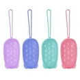 thumbnail image 1 of Esponjas corporales exfoliantes de silicona, cepillo corporal para baño o ducha de doble cara, esponja de silicona/esponja integrada, 4 Uds., 1 of 5