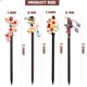 thumbnail image 2 of Palillos para el pelo Ipercox, madera tradicional china, 4 unidades, 2 of 6
