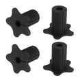 thumbnail image 1 of 4Pcs Cable Grommet for 5/8 Inch Wall Hole, Silicone Cable Routing Kit Wall Cable Pass Through Accessories(Black), 1 of 6