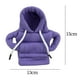 thumbnail image 5 of Funda para pomo de cambio de marchas de coche, cálida y cálida, con capucha para festivales, divertida y antivuelco. Púrpura, 5 of 5
