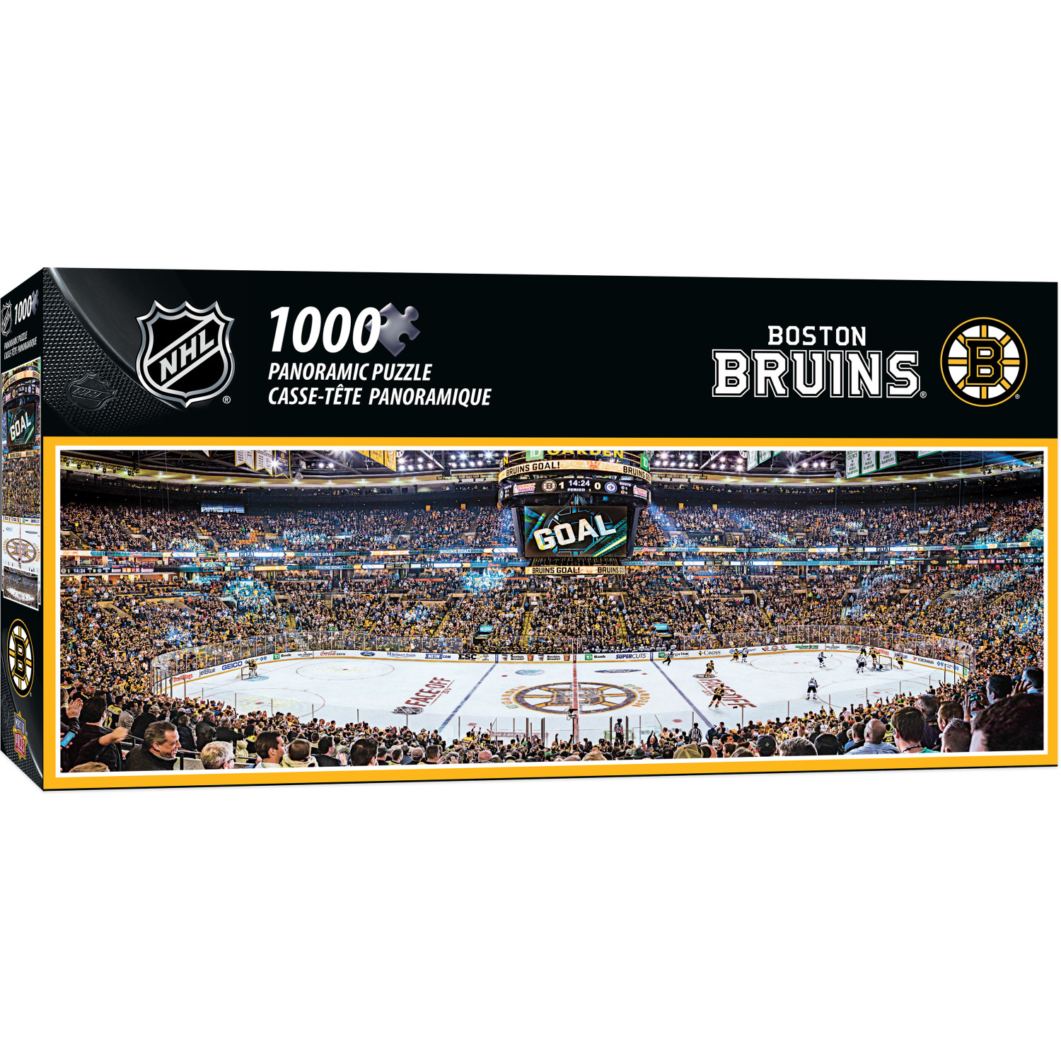 MasterPieces Sports Panoramic Puzzle - NHL Boston Bruins Center View - image 2 of 4