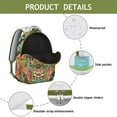 thumbnail image 4 of Stylish Paisley Laptop Backpack – Wonderful Paisley Gift for College Students, Durable Waterproof Bookbag, Multiple Pockets for Organization, Comfortable for Campus Use, 4 of 6