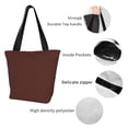 thumbnail image 4 of Bingfone Brown Women Shoulder Tote Bags Casual Bag Ladies Shopping Handbag, 4 of 7