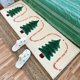 thumbnail image 2 of Alfombra Navideña para Dormitorio, Alfombra para Cama, Alfombra para Piso con Forma de Hombre de Jengibre, Alfombra de Felpa para Habitación de Niños, Decoración del Hogar A, 2 of 5