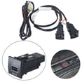 thumbnail image 4 of Arnés De Cableado Del Cargador Del Coche Toma De Corriente Del Coche QC3.0+QC3.0 Para Golf 06-12, 4 of 6