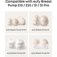 thumbnail image 2 of eufy Original Spout Cap (4-Pack) for Wearable Breast Pump E10/E20/S1/S1 Pro, Breast Pump Replacement Parts, 2 of 3