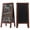 Brown, variant on A-Frame Chalkboard Wood Rustic BLACK 48" x 24",Sandwich Board Signs Outdoor Office Party Cafe Shop Restaurant