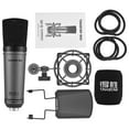 thumbnail image 1 of Microphones, Sm-10 Metal Xlr 48v Power Network Power Network Live Xlr With Metal Network Live Broadcast Metal Xlr With Metal Windscreen Mount With Metal Windscreen Mount 48v Power, 1 of 6