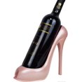 thumbnail image 1 of High Heel Wine Holder Bottle Rack Counter Top Storage Stand for Wedding Party Home Decor (Rose Gold High Heel), 1 of 3